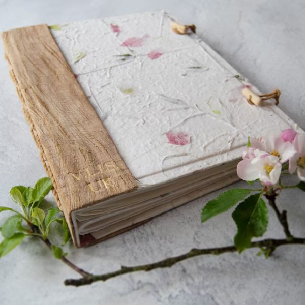 Petal Handmade Photo Album, a beautifully crafted 2 year anniversary gift to preserve memories.