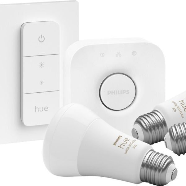 Philips Hue Smart LED Starter Kit - lighting innovation for Grandpa's home.