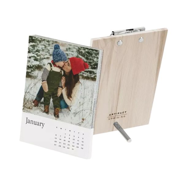 The Photo Clipboard Calendar, a thoughtful and customizable gift idea for your girlfriend's mom