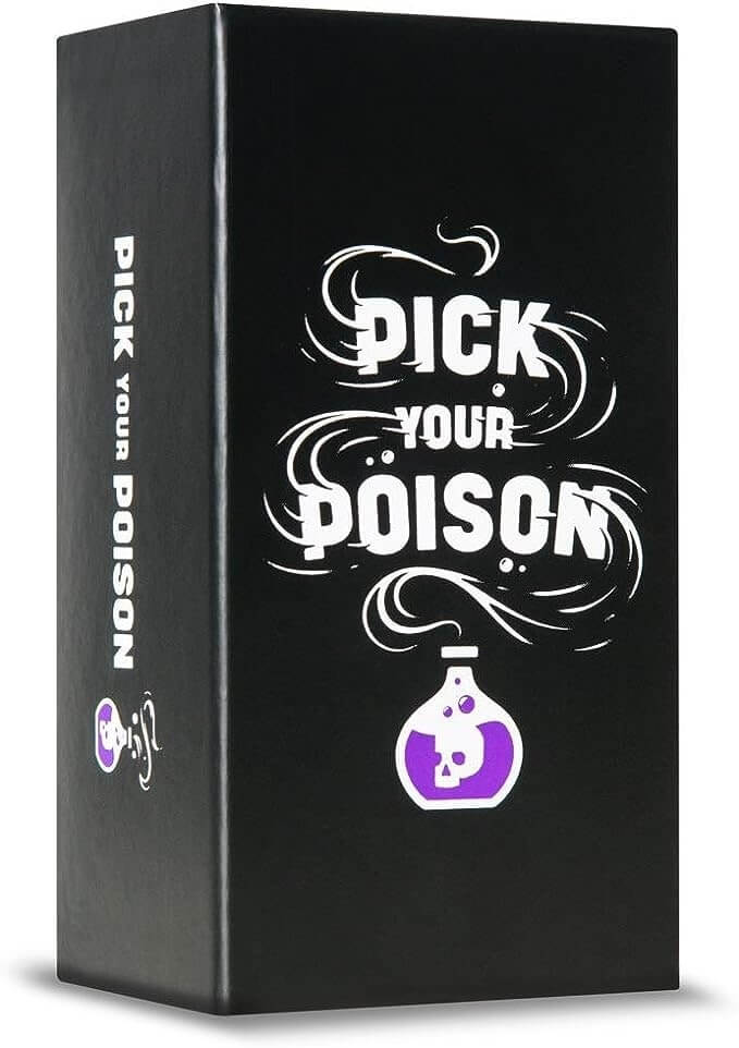 Eye-catching 'Pick Your Poison Card Game' Cover