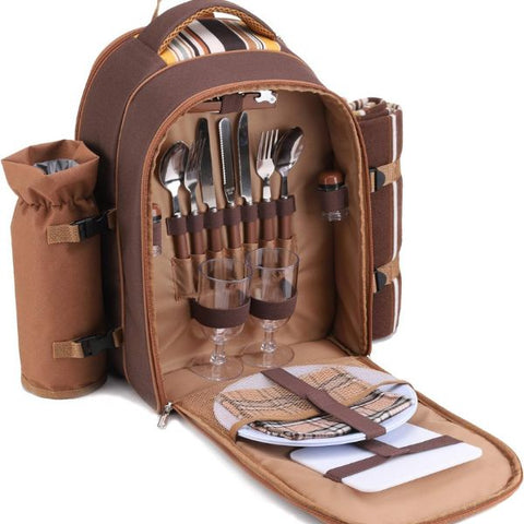 Picnic Backpack Bag with Cooler, a practical retirement gift for adventurous teachers.