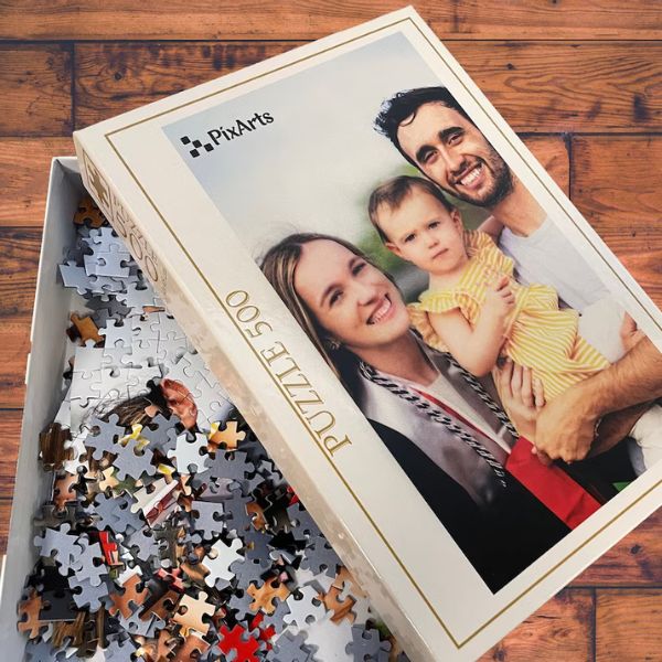 Picture Jigsaw Puzzle, entertaining photo gifts for dad for family game nights