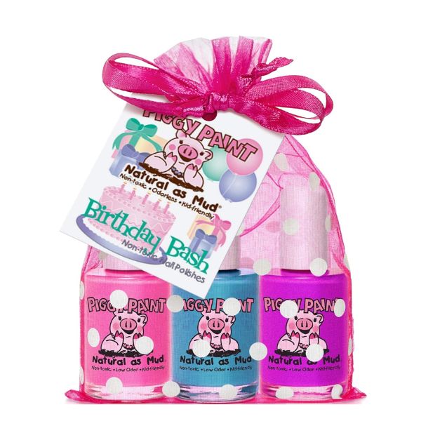 Piggy Paint Nail Polish Gift Set, a fun Baby Valentine Gift for Babies.
