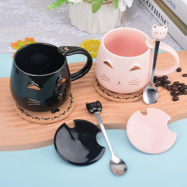 Pinky Up Chloe Cat Mug is a delightful choice for cat moms, adding charm to coffee or tea time.