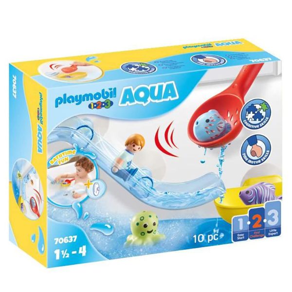 Playmobil Aqua Water Slide with Sea Animals offers aquatic Easter gifts for babies, sparking imaginative play.