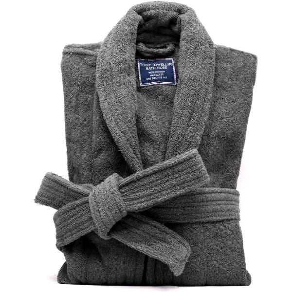 Plush Cotton Bathrobe, a luxurious 45th-anniversary gift for relaxation and comfort.