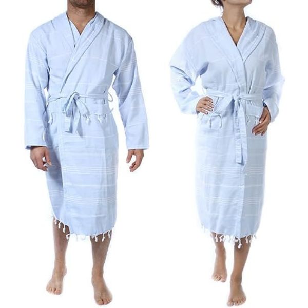 Plush Cotton Robe, a luxurious cotton anniversary gift for indulgent relaxation.
