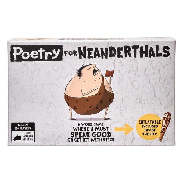 Poetry for Neanderthals, a hilariously simple word game for Father's Day.