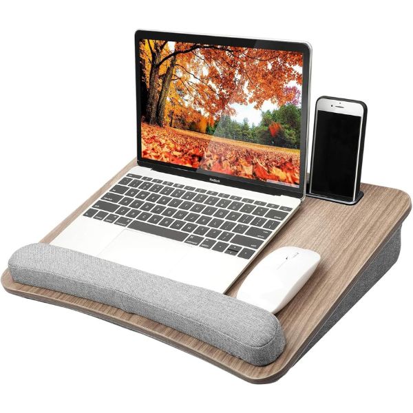 Portable Lap Laptop Desk with Pillow Cushion, a versatile new job gift