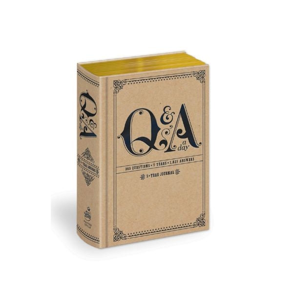 Potter Style Q&A Journal, an engaging and thoughtful valentines gift for mom.
