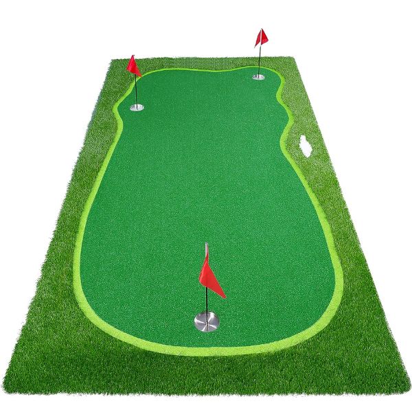 Practice putting green, fantastic gardening gift for golf-loving dads.