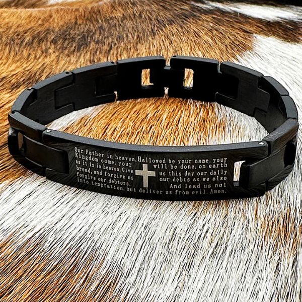A Prayer Bracelet for Father, intricately designed with spiritual symbols, offers a tangible connection to faith, making it a cherished Church Gift for Father's Day.