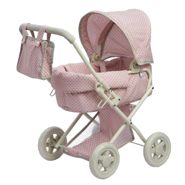 Princess Baby Doll Deluxe Stroller is a stylish doll stroller, a dreamy big sister to be gift.