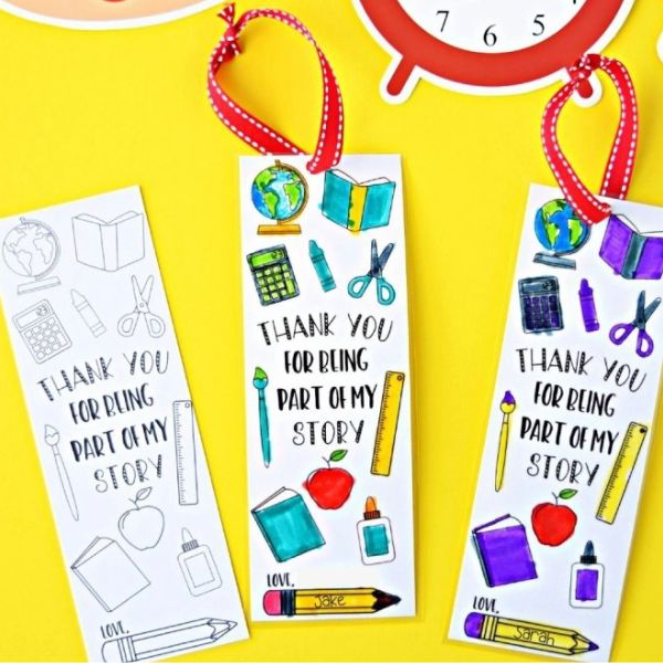 Show your gratitude with a Printable Teacher Appreciation Bookmark for a meaningful and easy-to-make gift.
