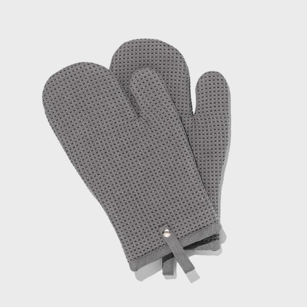 Set of 2 Public Goods Oven Mitts, combining safety and style for cooking dads.