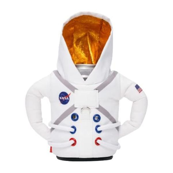 Puffin Drinkwear NASA beer space suit, an out-of-this-world funny Father's Day gift.