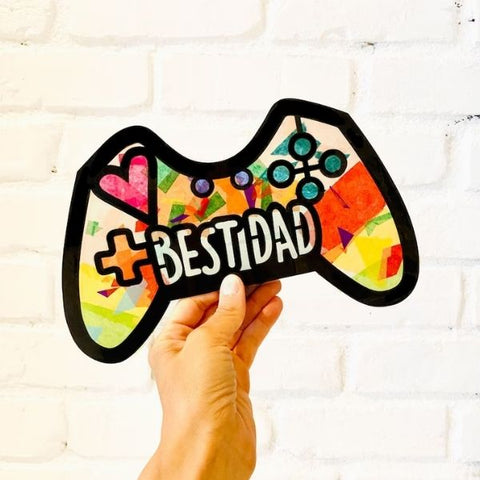 Add a vibrant touch to Dad's space with the Punch of Color Gamer Best Dad Suncatcher Kit, a unique Father's Day gift for the gaming enthusiast.