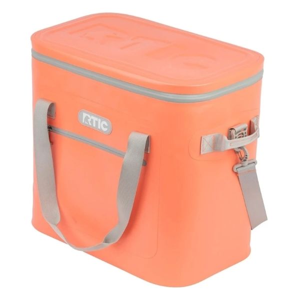 RTIC's soft cooler keeps drinks cold while saving space in transit.