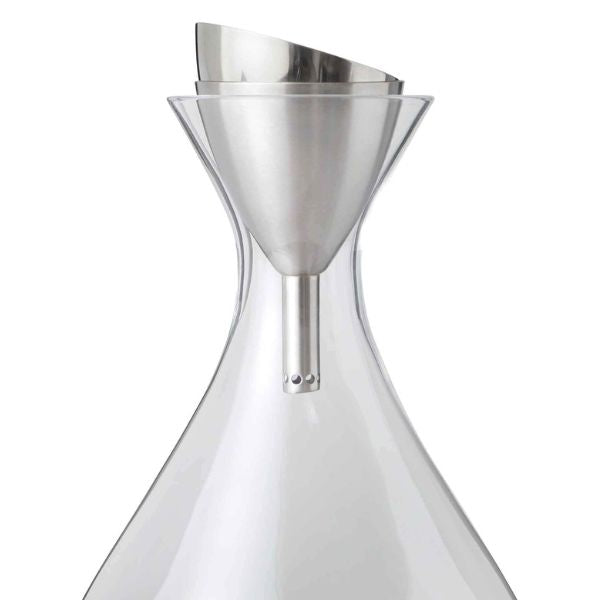 Rabbit Wine-Shower Funnel with built-in sediment strainer for a refined pour