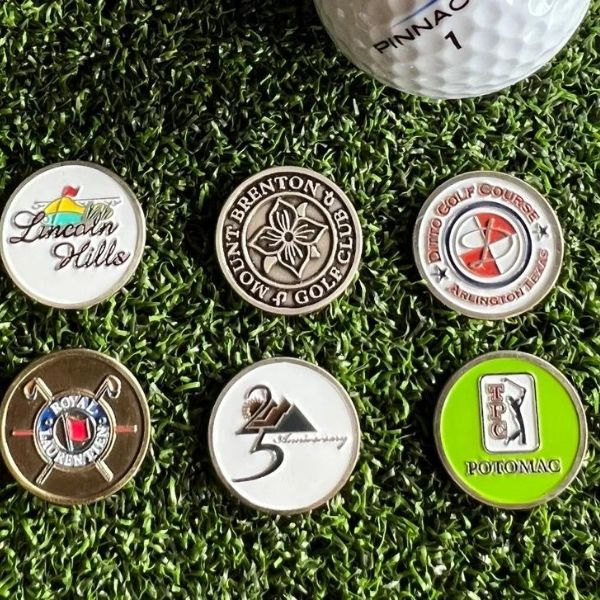 Vintage Golf Ball Markers, a nostalgic gift for dads who golf