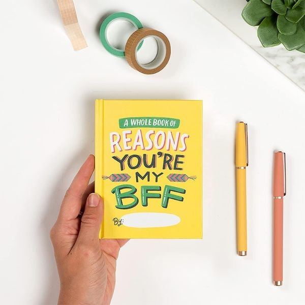 Reasons You're My BFF Fill in the Love Book - A heartfelt fill-in-the-love book to express your appreciation for your best friend.