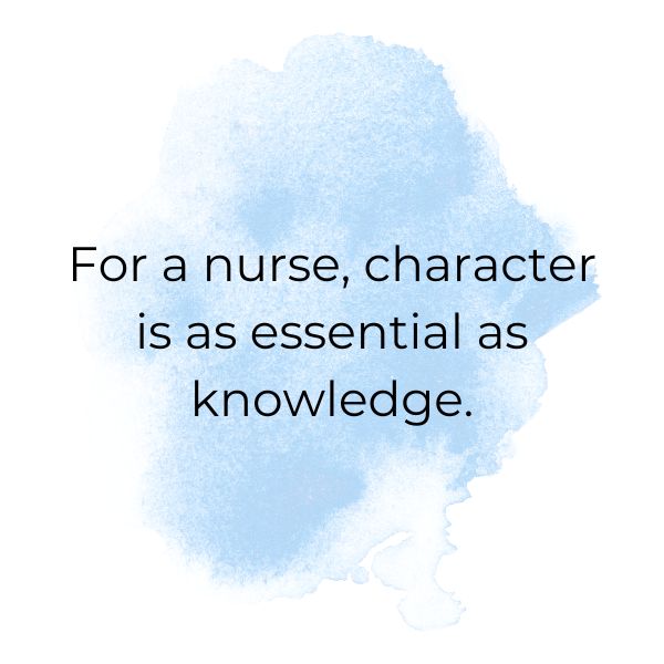 Reflective and funny nurse quotes, bringing joy and contemplation to the vibrant world of healthcare.