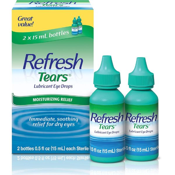 Refresh Tears Lubricant Eye Drops - Keep your eyes comfortable during long gaming sessions.