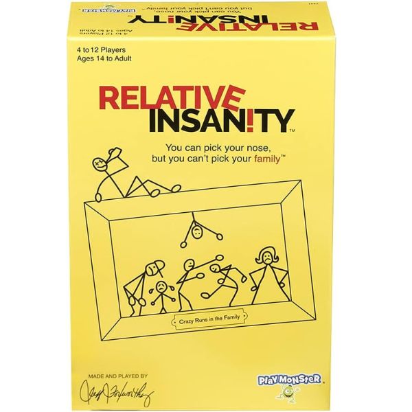 Relative Insanity game, a hilarious and entertaining father's day gift for brothers