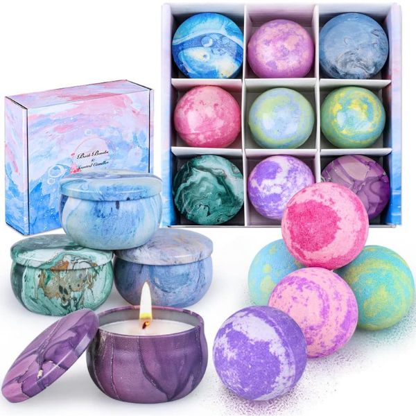 Relaxing Bath Bomb Set, a soothing  nurse graduation gifts, for a luxurious bath experience.