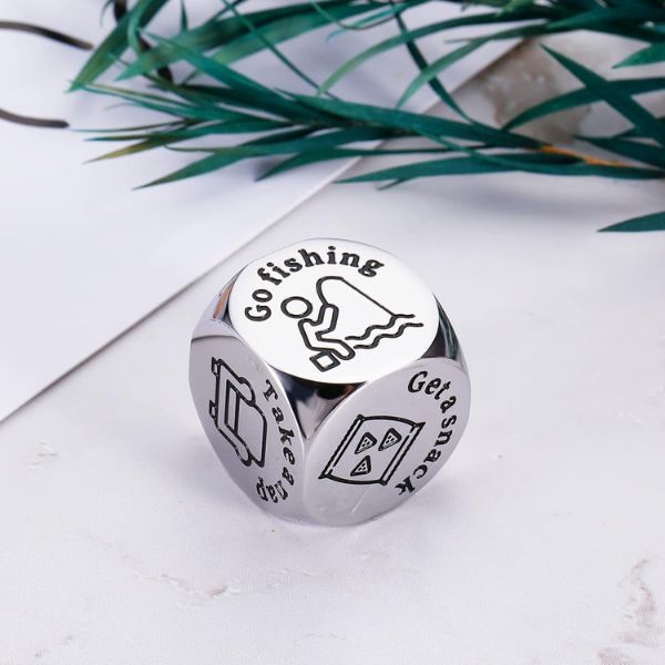 Retirement Dice, a playful and unique gift for men to decide their post-retirement activities.