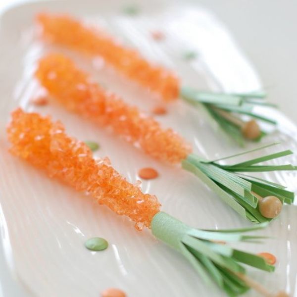 Sweeten your Easter celebration with Rock Candy Carrots as a unique and colorful DIY treat.