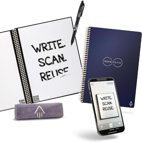 Rocketbook Smart Reusable Notebook for innovative teacher appreciation gifts.