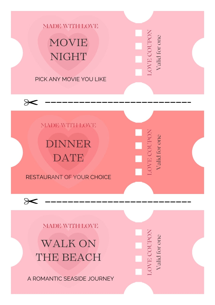 Spark romance and create unforgettable memories with Free Coupon Template for Couples