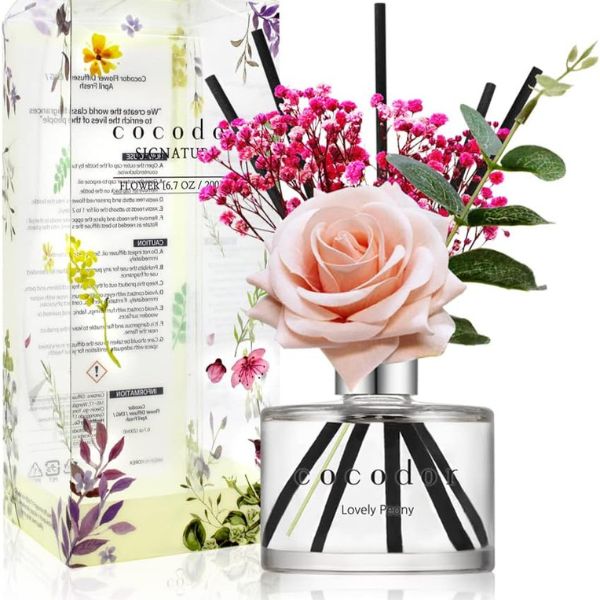 Rose Flower Reed Diffuser, a fragrant and decorative home accessory.