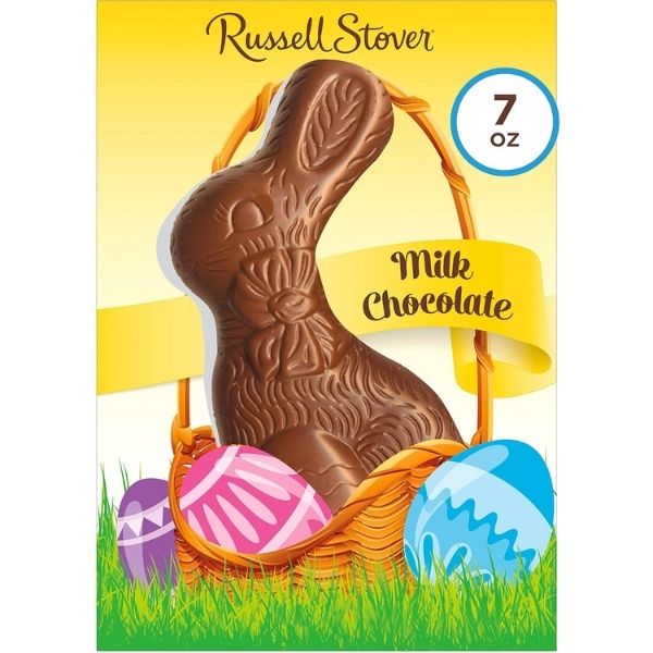 Russell Stover Milk Chocolate Bunnies are the sweetest Easter treats for children.
