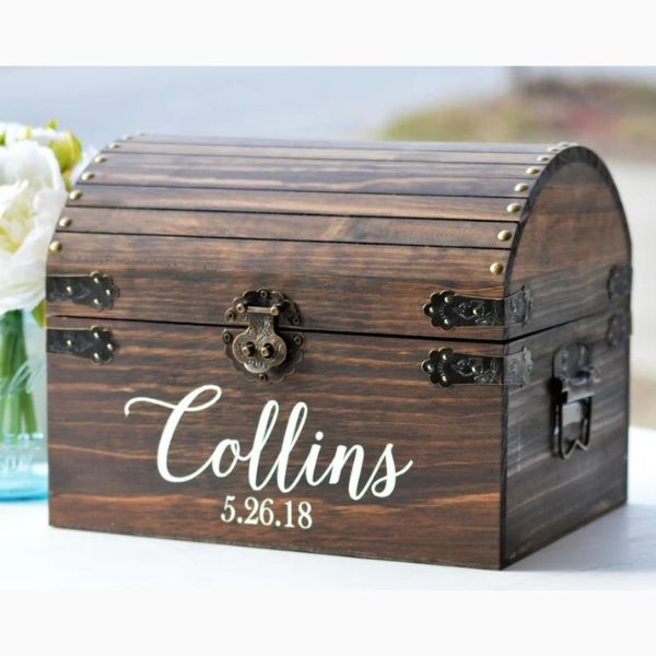 Embrace the charm of rustic elegance with our Rustic Card Box featuring a convenient slot – the ideal addition to your National Greeting Card Day festivities.