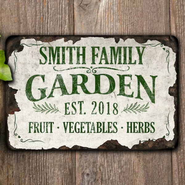 Rustic Garden Sign, charming garden decor as retirement gifts for mom.