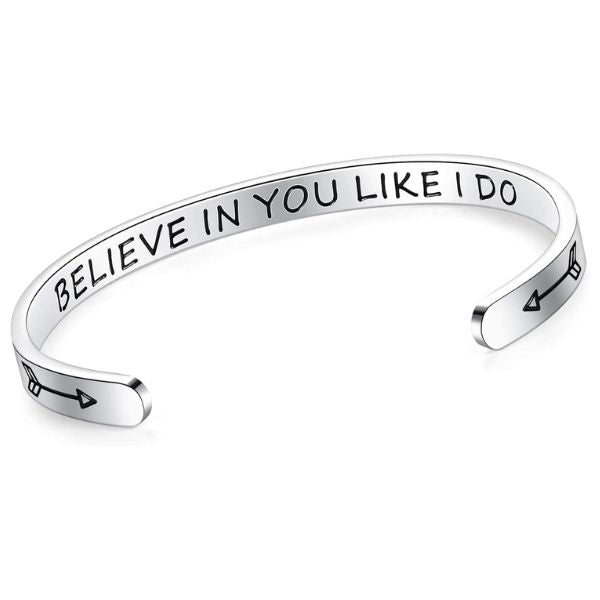 SAM & LORI Inspirational Bracelet, an uplifting Valentine gift for wives, offering daily motivation and positivity.