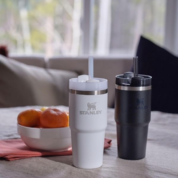 Stanley stainless steel vacuum insulated tumbler, a durable Grandparents Day gift for keeping drinks at the perfect temperature.