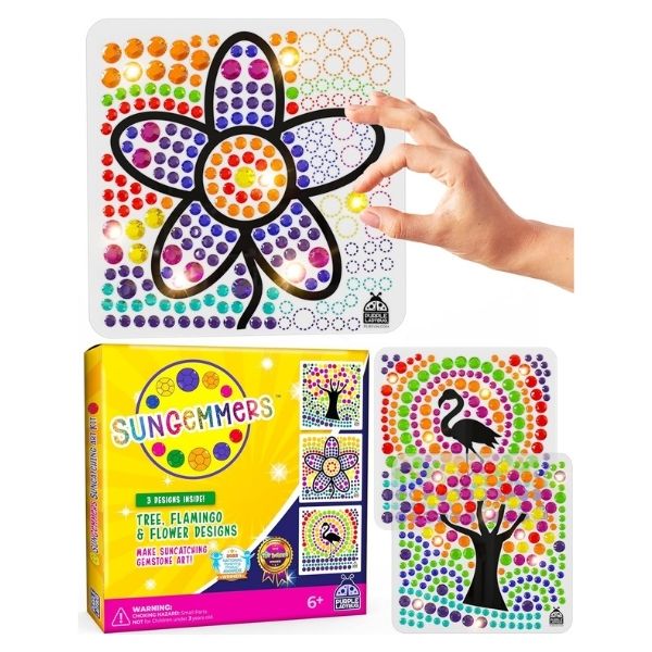 SUNGEMMERS Diamond Window Art Craft Kits for Kids inspire creativity in Easter gift-giving.