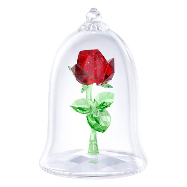 SWAROVSKI Beauty and the Beast Enchanted Rose, a crystalline tribute to a timeless three year anniversary gift.