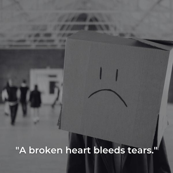 Heartbreak Sad Quotes express the pain of lost love, offering solace