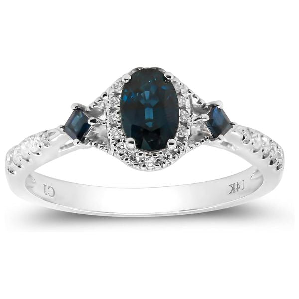 Sparkling Sapphire Anniversary Ring, a precious token of 45 years of love and commitment.