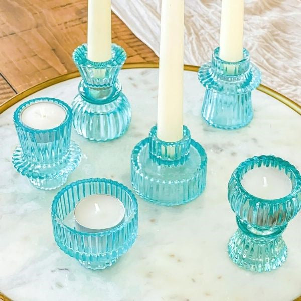Scented Candles in Decorative Holders, a relaxing and fragrant treat for moms, creating a soothing ambiance in any room.