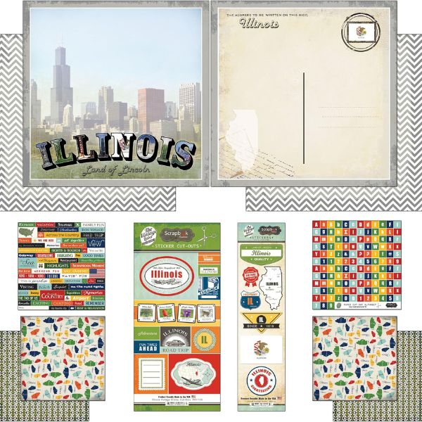 Preserve graduation memories with the Scrapbook Customs Themed Paper and Stickers Scrapbook Kit, a creative and sentimental gift for your sister.