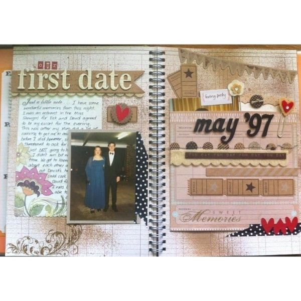 Create cherished memories with a scrapbook of your relationship – a thoughtful DIY gift for your boyfriend.