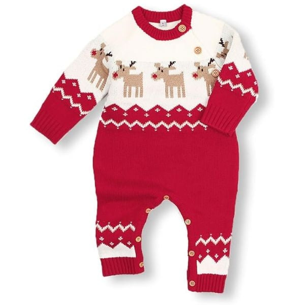 Dress your baby in festive style with a holiday sweater, a delightful addition to Christmas gifts for baby.