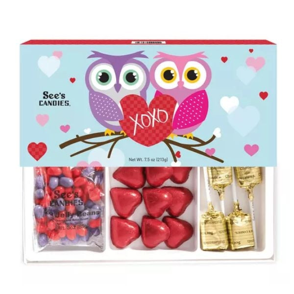 Sees Candies Owl You Need Is Love Box is a whimsical Valentine's treat for your daughter.