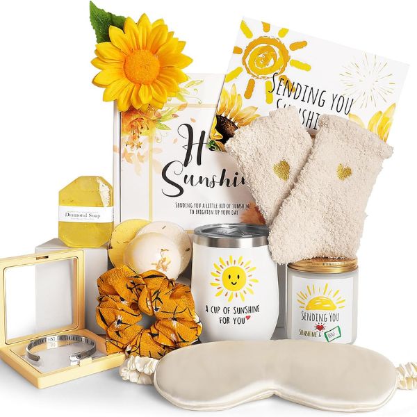 Share relaxation with a Sending You Sunshine Relaxation Gifts Box for your teacher's well-deserved break.