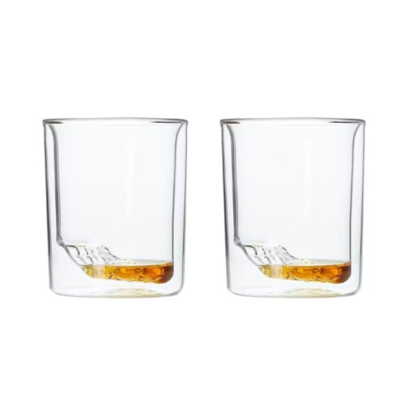 A Set of 2 Whiskey Glasses is a stylish and economical gift for dad's whiskey moments